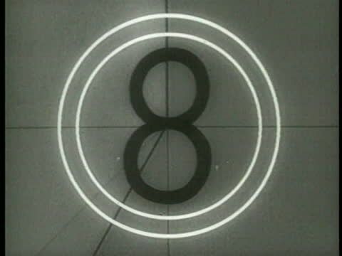 Film clips, beginnings: countdown.