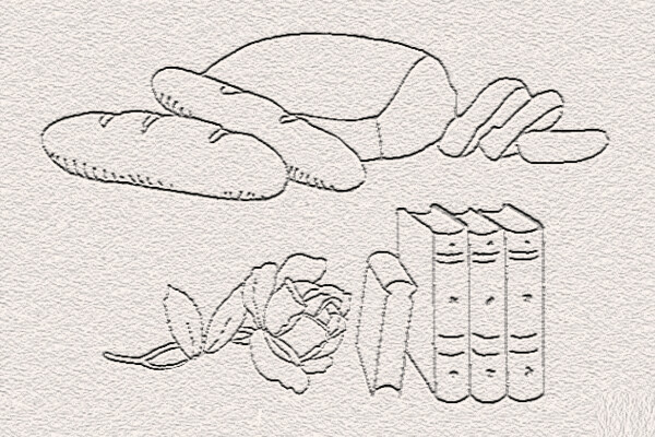 Bread & Roses logo.